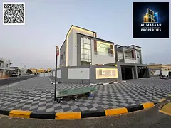 Own a modern corner villa on two streets, with air conditioning included, directly on Sheikh Ammar S