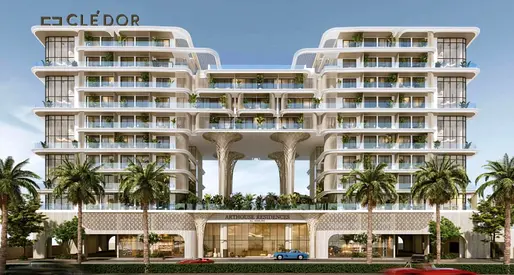 Arthouse، Al Marjan Island | غرفة نوم واحدة بإطلالة على المسبح / إطلالة جزئية على البحر