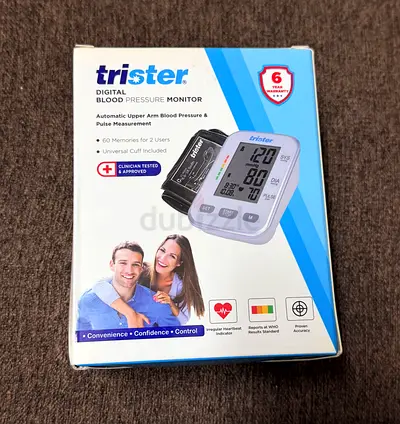 Trister Digital Blood Pressure Monitor | Excellent Condition | AED 99
