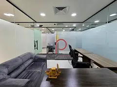 Ready-to-Use Furnished Office | Near Metro | Al Garhoud