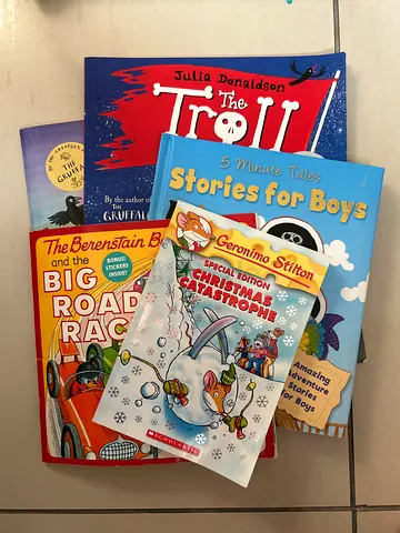 Set of 5 Children's Story Books – Classics and Activity Titles