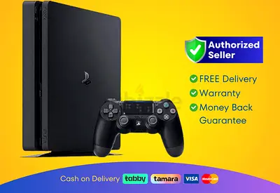 Sony PlayStation 4 - Slim - Black - 500GB | Brand New |  Warranty | FREE  Delivery