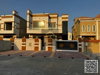 Villa in Al Rawda 1 with a two-story pool and rooftop | 5 master bedrooms | Central AC | Balcony in