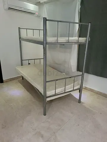 fiveMetal Bunk Bed with Mattresses - Good Condition