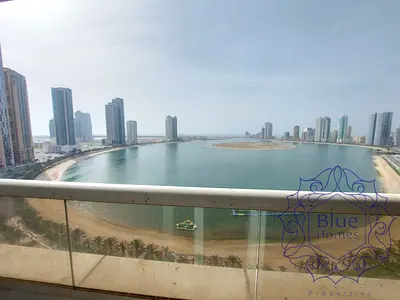 Luxury Sea view 2BR, Parking Gym Pool 63k