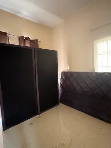 Black freestanding wardrobe / armoire - good solid condition