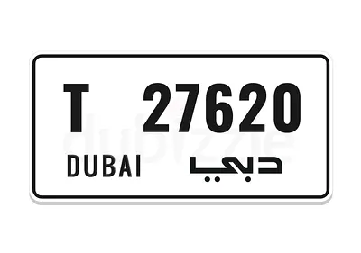 Dubai Special Number Plate T 27620