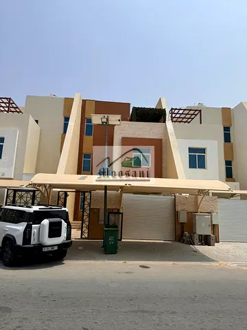 3 BHK G+2 Villa + 5 Washroom+ Living Room+ Maid Room + Parking Available for Rent in AED 75,000/- i