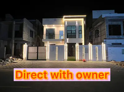 Villa for Sale in Al Zahya Ajman Freehold 5 Master Bedrooms + Maid room + Rooftop access. I am owner