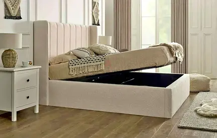 Brand new King size Hydrolic Storage bed with Mattress Available