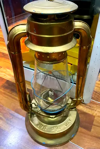 Vintage brass lantern 43cm height