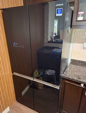 Hitachi side-by-side fridge 4 door, excellent condition