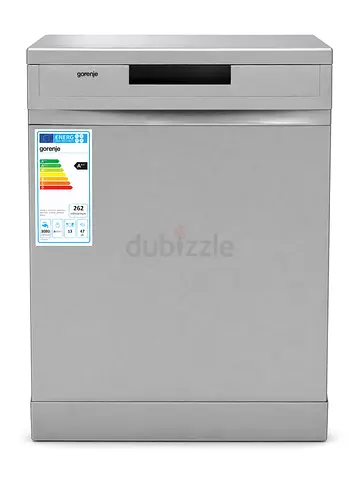 Gorenje freestanding dishwasher - stainless steel, good condition