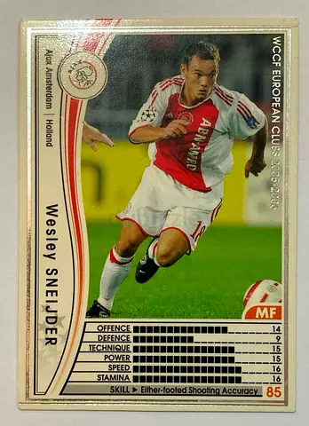 Wesley Sneijder 2005-06 Panini WCCF European Clubs 155