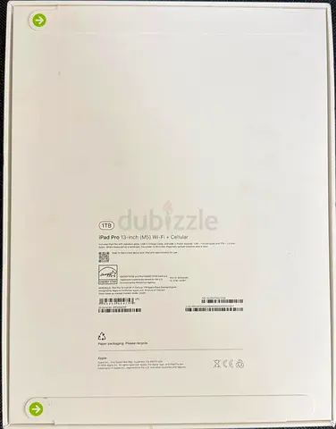 Apple iPad Pro 13-inch M5 1TB 5G Silver 8th Gen