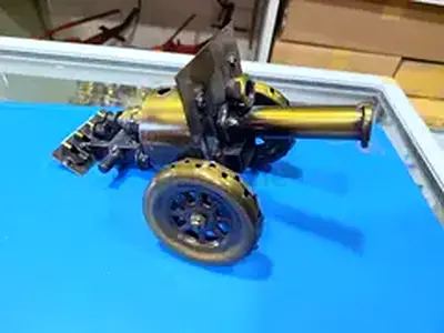 Metal cannon 20cm length
