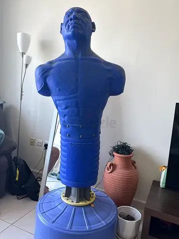 Blue Free Standing Boxing Dummy Punching Bag