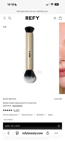 NEW make up DUO BRUSH from REFY