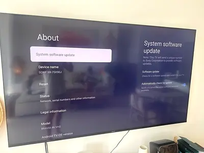 Sony Bravia 75" 4K Android TV (Model XRX-75X90J) - top Working Condition