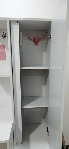 Pan home desk & storage cupboard
