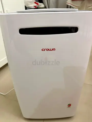 Crown portable dehumidifier - compact white unit