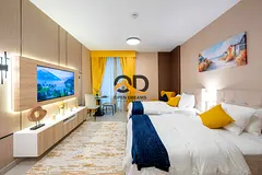 Fully Furnished Luxury Studio For Rent in 12 cheques with All bills