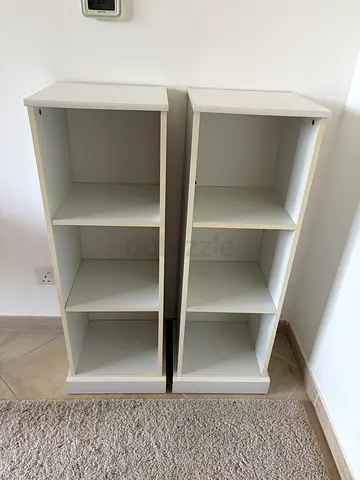 White Shelving Unit (2 pieces) - Good Condition
