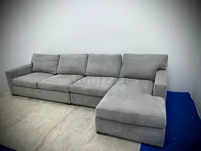 Perfect condition crate&barrel axis model lshape sofa