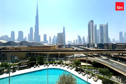 Burj View | Mall Access | Furnished 2BR | Vacant