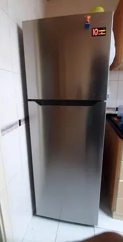 Midea Top Freezer Refrigerator - Silver
