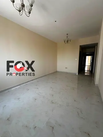 Two-bedroom apartment with a living room for annual rent in Al Muwaihat 3. Price: 40,000 (payable in 4 or 6 installments); security deposit via cheque