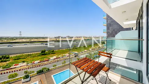 Modern Studio | Furnished | Pool View | Vacant