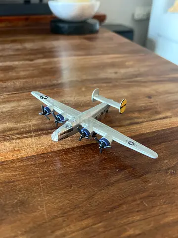 Diecast WW2 Bomber model