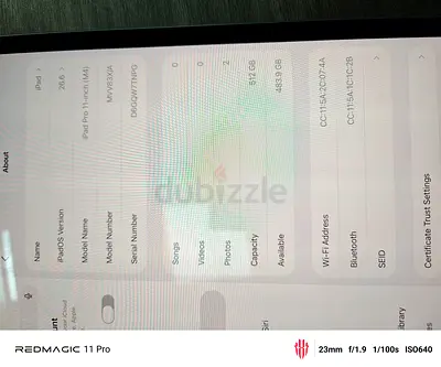 11-inch iPad Pro M4 (Wi‑Fi) - 512GB, Good Condition