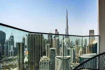 Luxury Studio | Burj Khalifa & Canal View | Peninsula 3