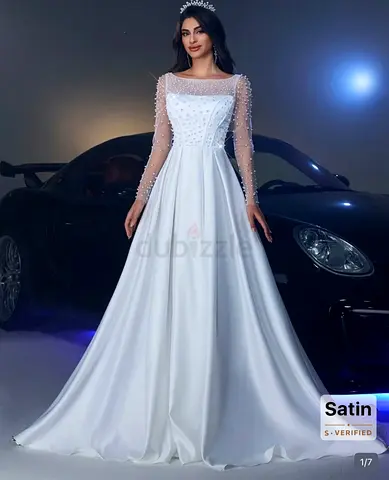 White bridal maxi
