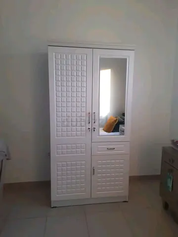 White colour 2door wardrobe available