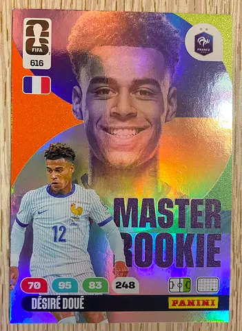 Desire Doue Master Rookie 2026 Panini Adrenalyn XL FIFA World Cup 616