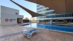 Furnished 1BR | AED 5,500 Monthly | Skycourts Tower B | All Facilitie