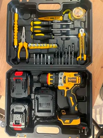 Neopower Cordless Hammer Drill kit with Pocket Hole Jig kit
