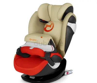 Cybex Pallas Fix Group 1/2/3 Convertible Car Seat - Beige/Red