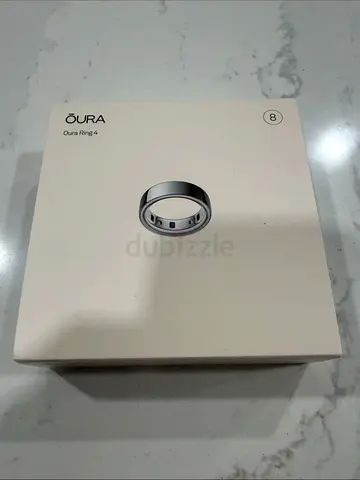 Oura Ring 4 — Smart Health & Sleep Tracking Ring Size 8 Silver