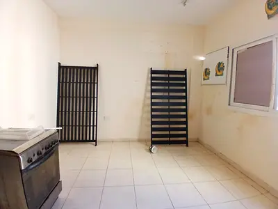 Spacious studio apartment available window ac central gas family building with landfree parking only 15k