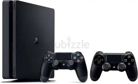 Sony PlayStation 4 - Slim - Black - 500GB with 2 Controller