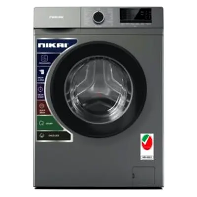 Nikai 7kg Front Load Washing Machine - Grey, Excellent Condition