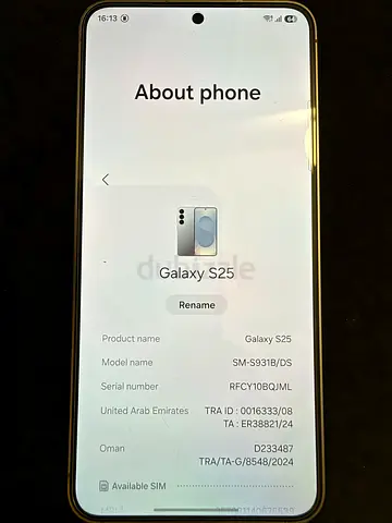 Samsung S25 256gb