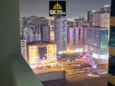 Hot offer one month free,spacious one bedroom, six cheques, gym and swimming pool free, family building, easy access to Dubai, near Expo Centre, prime location."