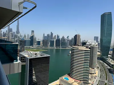 شقة استوديو | إيليت بيزنس باي | شرفة | إطلالة على المجتمع