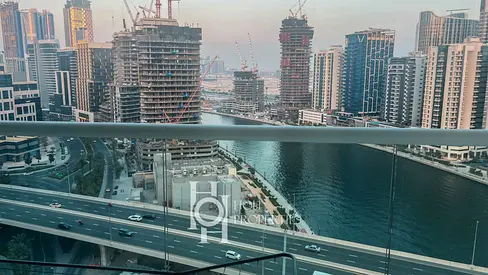 MULTIPLE CHEQUES | CANAL VIEW | HIGH FLOOR WITH BALCONY | FURNISHED