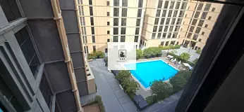 Spacious luxurious lush brand new studio apartment pool view